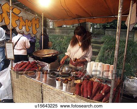 market, people, stall, japan, person, food View Large Photo Image Stock Photography - market, people, stall, japan, person, food. Fotosearch