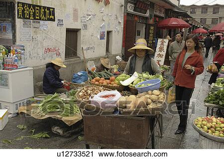 market, people, street, china, person, food View Large Photo Image Stock Image - market, people, street, china, person, food. Fotosearch