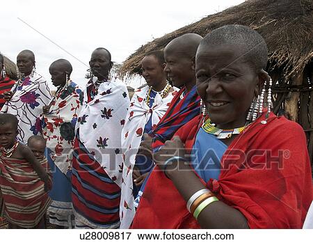 Stock Photo - masai, person, tanzania, women, beauty, people. Fotosearch