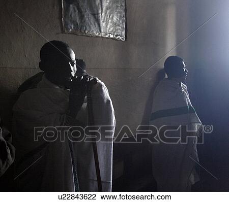 Stock Image - mass, people, morning, ethiopia, person, love. Fotosearch