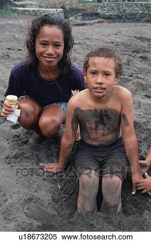 maui, kids, hannah, mud, playing, children View Large Photo Image Stock Photography - maui, kids, hannah, mud, playing, children. Fotosearch