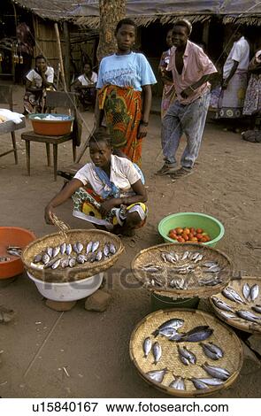 Stock Photo - metangula, person, market, street, mozambique, people. Fotosearch