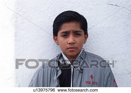 Stock Photograph - mexico, released, portrait, boy, mexicn, model. Fotosearch