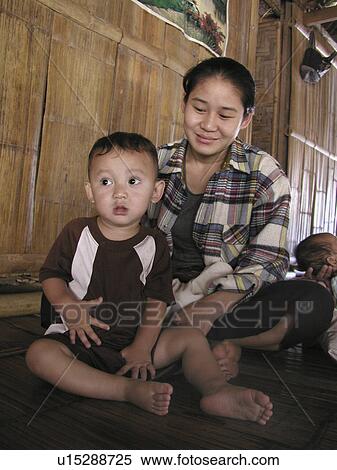 mother, child, thailand, 9712, person, people View Large Photo Image Stock Photography - mother, child, thailand, 9712, person, people. Fotosearch