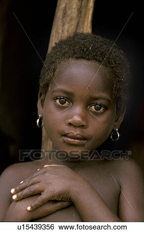 Stock Photograph - nyassa, girl, metangula, mozambique, person, people. Fotosearch