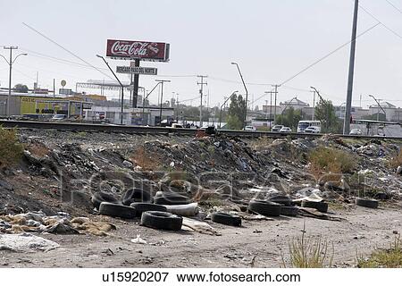 Stock Photo - old, person, garbage, hispanic, mexico, people. Fotosearch