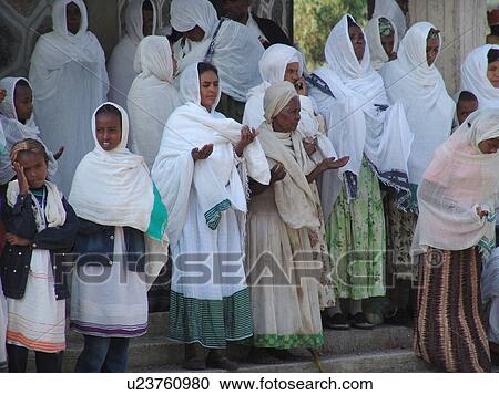 Stock Image - orthodox, person, zeyit, debre, ethiopia, people. Fotosearch