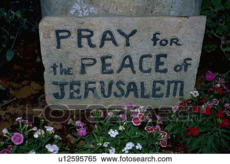 Stock Photography - peace, tomb, garden, sign, pray. Fotosearch