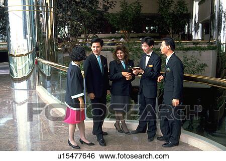 people, communicating, hotel, asian, business View Large Photo Image Stock Photograph - people, communicating, hotel, asian, business. Fotosearch