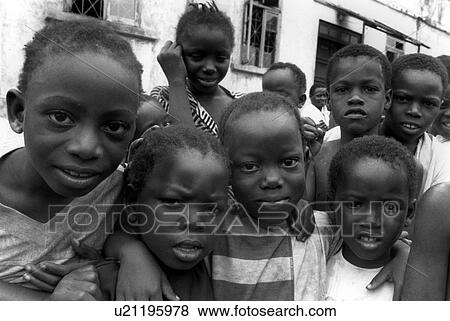 Stock Photo - person, black, 708, children, people. Fotosearch