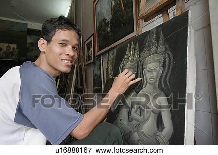 Stock Photo - person, cambodia, boy, people. Fotosearch