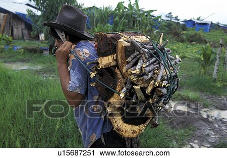 Stock Image - person, carrying, guatemala, 5036, people. Fotosearch