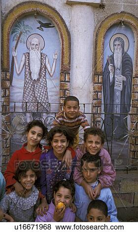 Stock Photo - person, egypt, 5728, children, people. Fotosearch