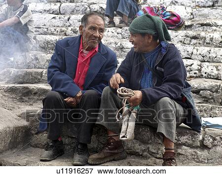 Stock Photo - person, old, two, guatemala, people. Fotosearch