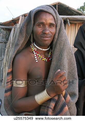 Stock Photo - person, tribal, watatulu, tanzania, people. Fotosearch