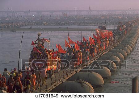 pontoon, procession, banners, orange, worshipers, party View Large Photo Image Stock Photo - pontoon, procession, banners, orange, worshipers, party. Fotosearch