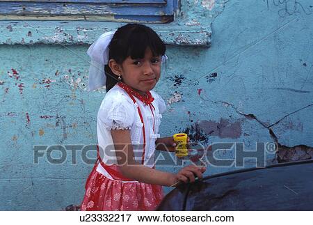 Stock Photo - released, girl, hispanic, mexican, model. Fotosearch