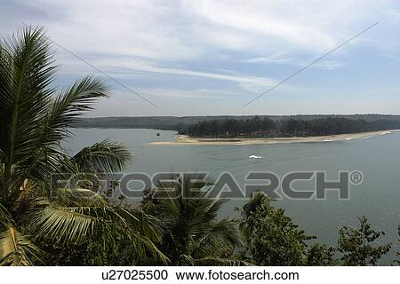 Stock Image - riover, person, terekhol, view, india, people. Fotosearch
