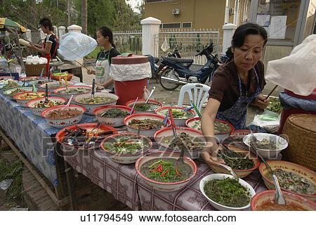 sale, people, readytoeat, laos, person, food View Large Photo Image Stock Photo - sale, people, readytoeat, laos, person, food. Fotosearch