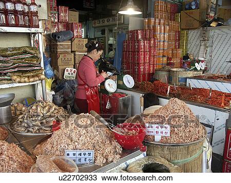 sale, people, shrimps, korea, person, food View Large Photo Image Stock Image - sale, people, shrimps, korea, person, food. Fotosearch