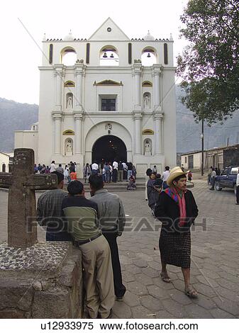 Stock Photography - san, person, church, catholic, guatemala, people. Fotosearch