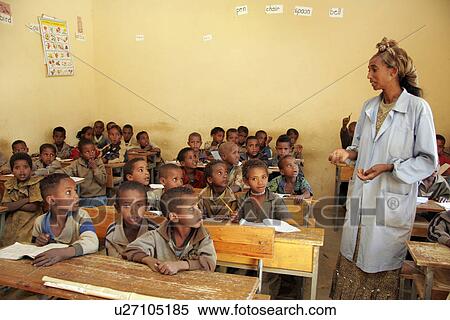 Stock Photography - school, woman, person, child, people, background. Fotosearch
