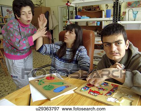 Stock Photo - severe, person, center, anunciation, bulgaria, people. Fotosearch