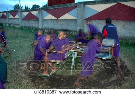 Stock Photo - shashemene, sport, ethiopia, children, person, people. Fotosearch