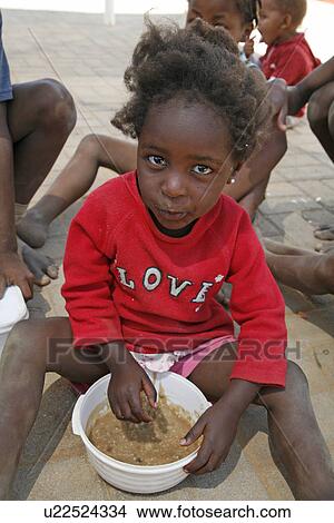 soup, girl, namibia, children, person, people View Large Photo Image Picture - soup, girl, namibia, children, person, people. Fotosearch