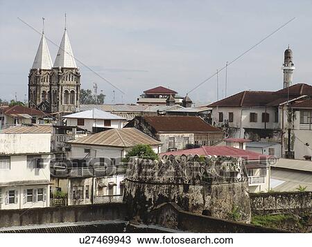 Stock Image - tanzania, people, person, pattern, house, frame. Fotosearch