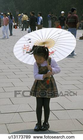 umbrella, girl, china, 7156, person, people View Large Photo Image Stock Photo - umbrella, girl, china, 7156, person, people. Fotosearch
