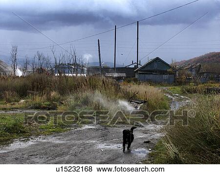 Stock Photo - urban, people, rundown, russia, person, business. Fotosearch
