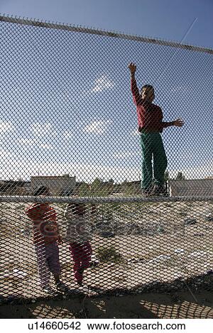 Stock Image - usa, child, kid, person, border, people. Fotosearch
