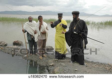 Stock Image - visiting, person, gregorius, archbishop, ethiopia, people. Fotosearch
