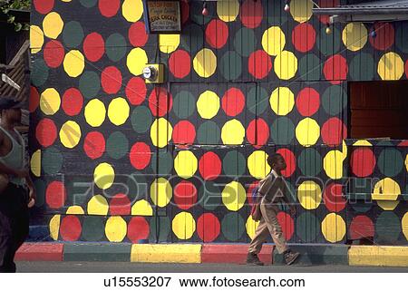 Stock Photo - walking, nature, boy, jamaican, texture, pattern. Fotosearch