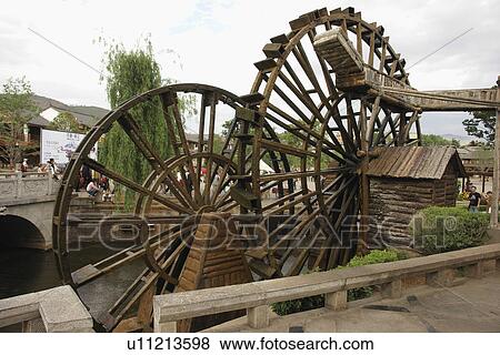 wheel, people, china, person, fitness, water View Large Photo Image Stock Photo - wheel, people, china, person, fitness, water. Fotosearch