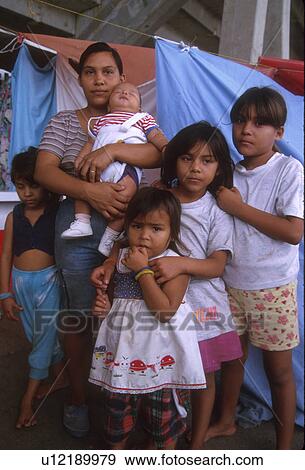 Stock Photo - 4332, people, children, person, house, family. Fotosearch