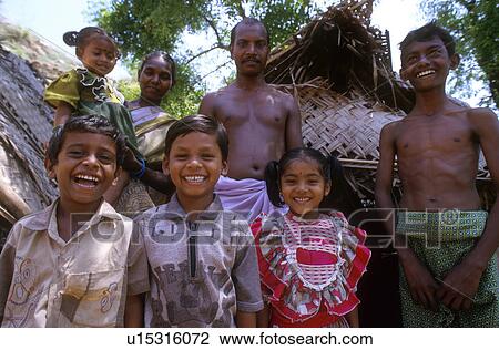 Stock Image - 5005, people, children, person, house, family. Fotosearch