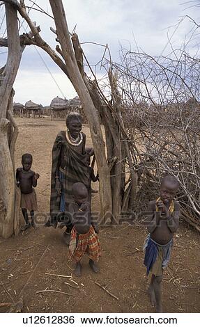 Stock Photograph - 6077, people, children, person, house, family. Fotosearch