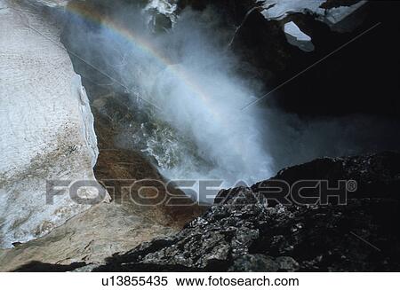 abstract, motion, nature, rocks, rainbow, waterfall View Large Photo Image Stock Photography - abstract, motion, nature, rocks, rainbow, waterfall. Fotosearch
