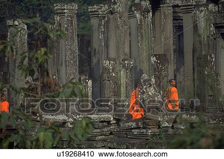 ancient, monks, grounds, columns, stone, buddhist View Large Photo Image Stock Image - ancient, monks, grounds, columns, stone, buddhist. Fotosearch