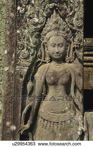 apsara, person, carving, detail, cambodia, people View Large Photo Image Stock Image - apsara, person, carving, detail, cambodia, people. Fotosearch