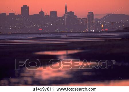 bay, sunset, francisco, san, view, alameda View Large Photo Image Stock Image - bay, sunset, francisco, san, view, alameda. Fotosearch