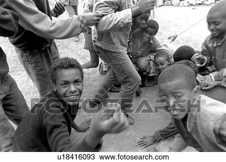 Stock Image - black, sport, 015, children, person, people. Fotosearch