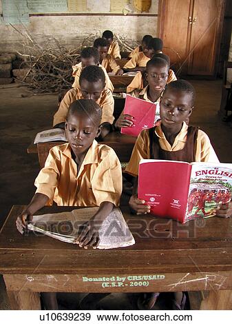 Stock Photo - book, people, children, school, person, background. Fotosearch