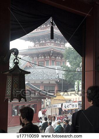 Stock Photo - buddhist, people, asakusa, japan, person, love. Fotosearch