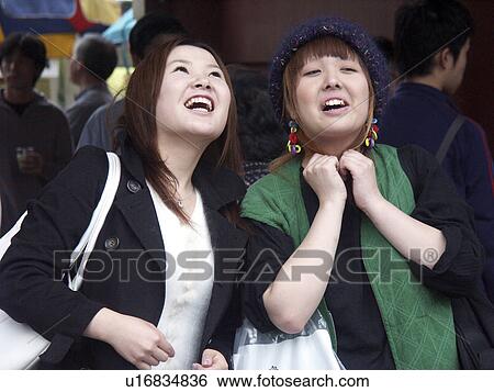 Stock Photograph - buddhist, person, asakusa, faces, japan, people. Fotosearch