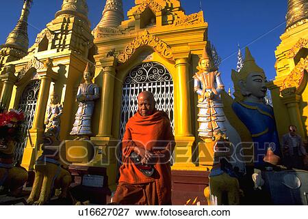 burma, people, temple, shwedagon, monk, love View Large Photo Image Stock Photo - burma, people, temple, shwedagon, monk, love. Fotosearch
