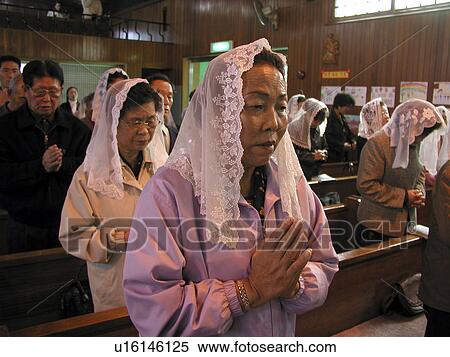 Stock Photography - catholic, people, korea, women, person, love. Fotosearch