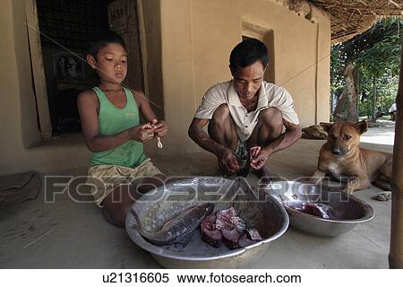 children, food, fish, person, people, family View Large Photo Image Stock Photography - children, food, fish, person, people, family. Fotosearch